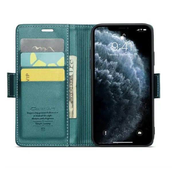 Púzdro na iPhone 11 Pro Max CASEME smooth zelené
