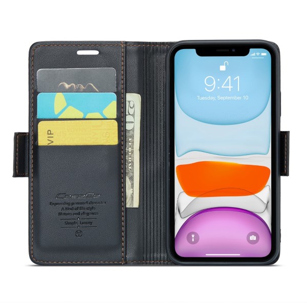 Púzdro pre iPhone 11 CASEME Smooth čierne