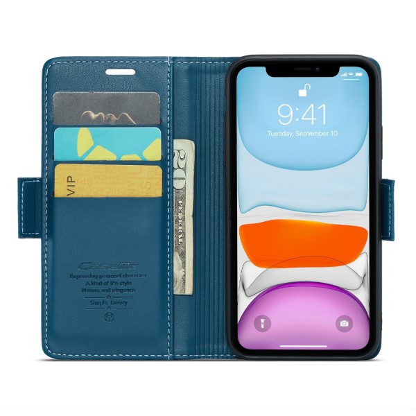 Púzdro pre iPhone 11 CASEME Smooth modré