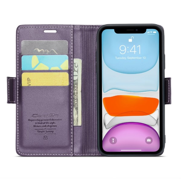 Púzdro pre iPhone 11 CASEME Smooth fialové