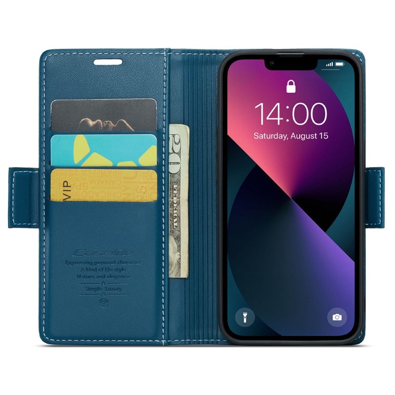 Púzdro na iPhone 15 CASEME Smooth modré