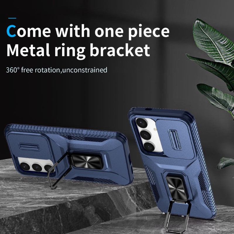 Kryt na Samsung Galaxy S24 odolný s krytom na fotoaparát tmavomodrý