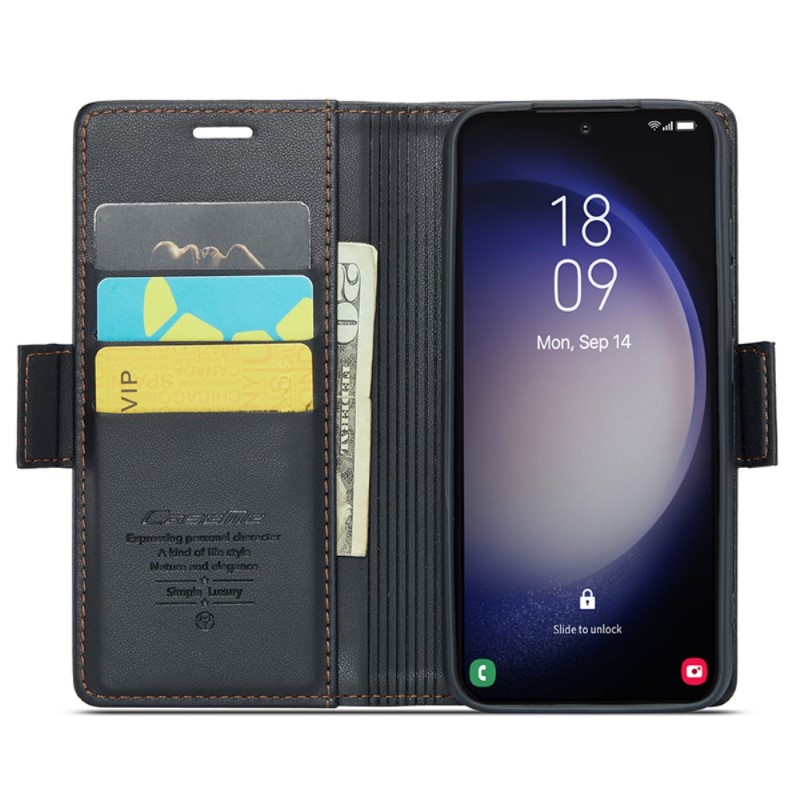 Puzdro na Samsung Galaxy S24 Plus CASEME smooth čierne