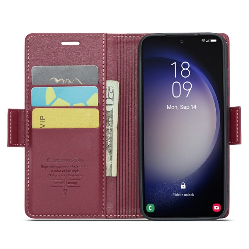 Puzdro na Samsung Galaxy S24 Plus CASEME smooth červené