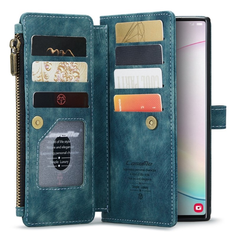 Puzdro na Samsung Galaxy Note 10 Plus CASEME Deluxe modré