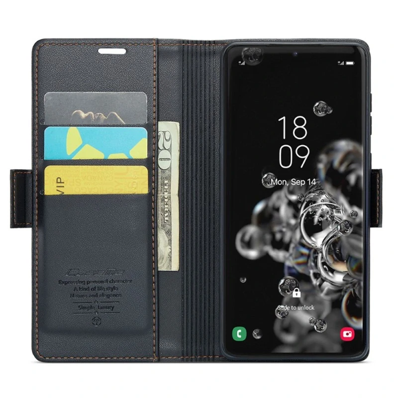 Puzdro na Samsung Galaxy S20 Ultra CASEME smooth čierne