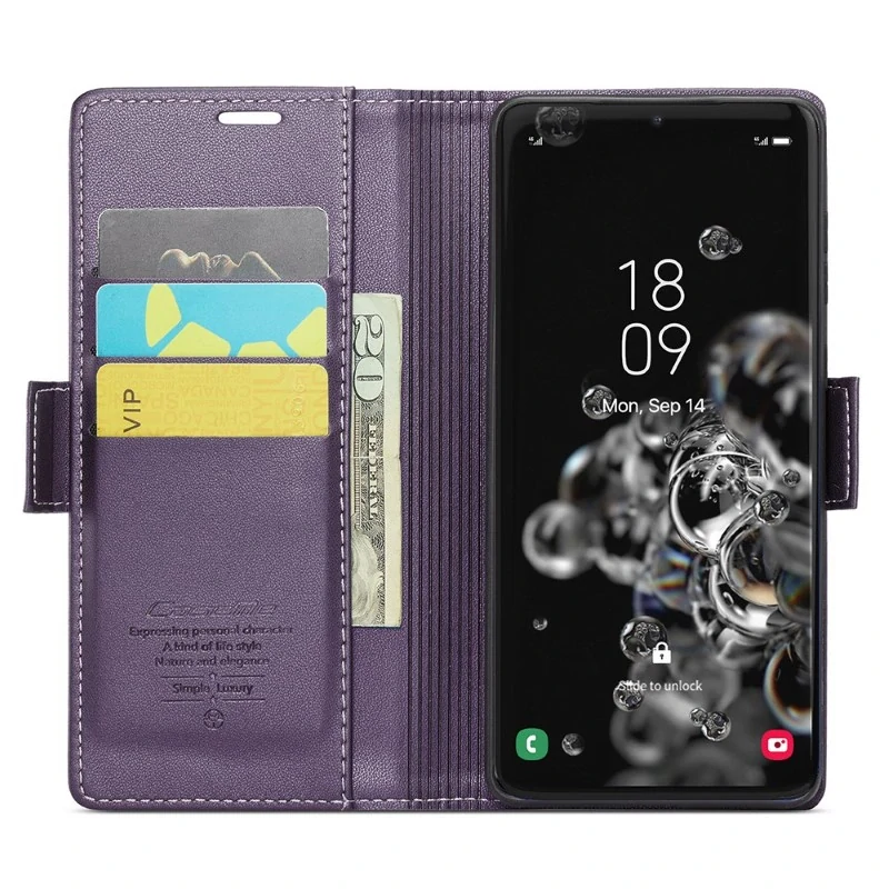 Puzdro na Samsung Galaxy S20 Ultra CASEME smooth fialové