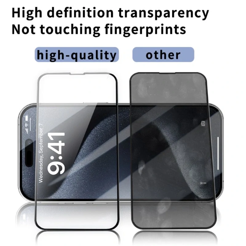 Tvrdené sklo na iPhone 16 Pro - 2.5D čierne