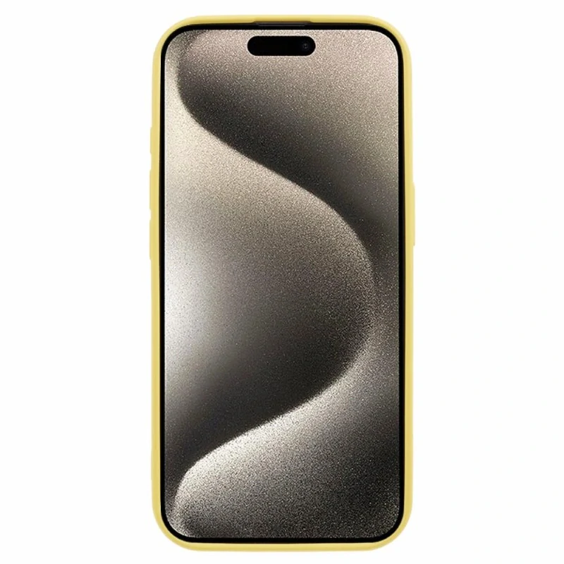 Kryt na iPhone 16 Pro gumový Premium žltý