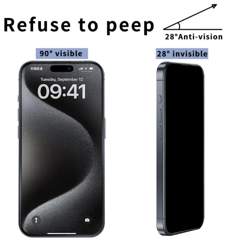 Tvrdené sklo na iPhone 16 Pro Max Privacy