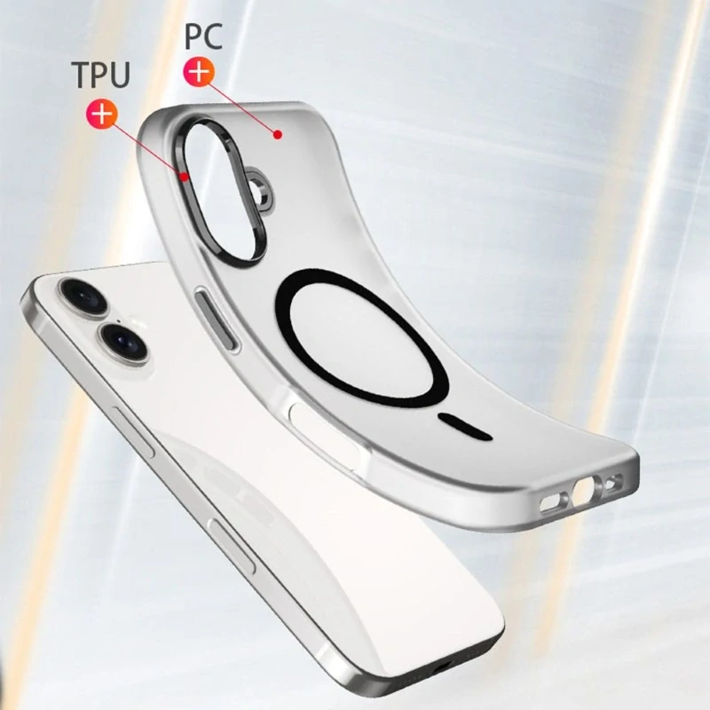 Kryt na iPhone 16 Pro Max Candy s podporou MAGSAFE biely