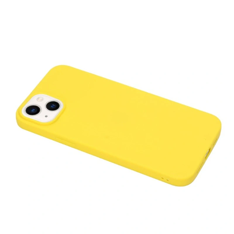 Kryt na iPhone 15 gumový Premium žltý