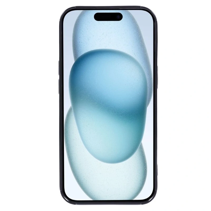 Kryt na iPhone 15 Srdiečka čierny