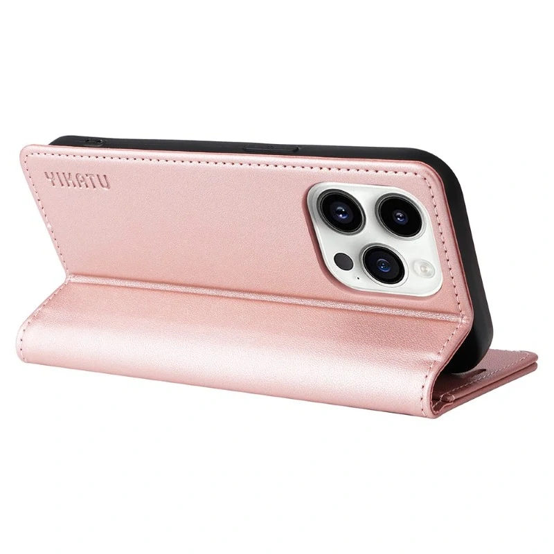 Puzdro na iPhone 15 Pro YIKATU ružové