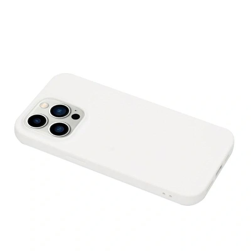 Kryt na iPhone 15 Pro gumový Premium biely