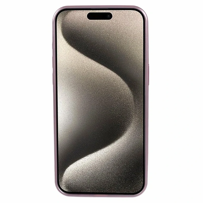 Kryt na iPhone 15 Pro Max gumový s podporou MagSafe ružový