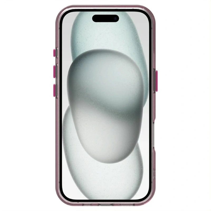 Kryt na iPhone 16 gumový Candy (podpora MagSafe) ružový