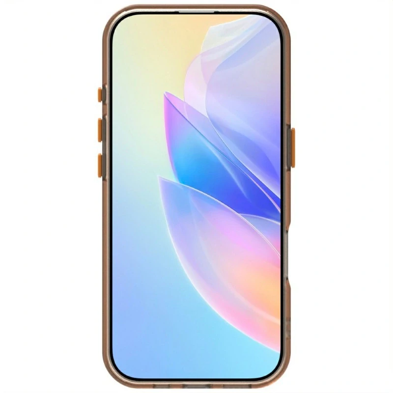 Kryt na iPhone 16 Pro gumový Candy (podpora MagSafe) oranžový