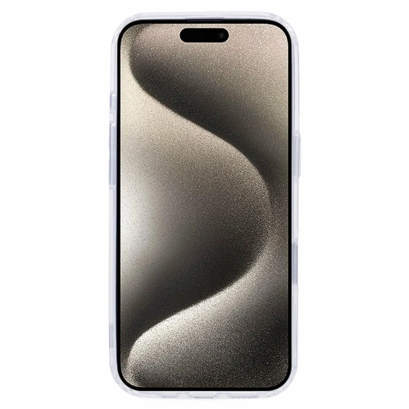 Kryt na iPhone 16 Pro Glitter s podporou MagSafe strieborný