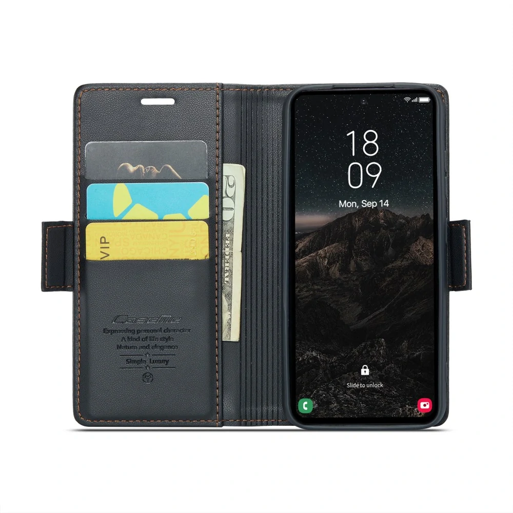 Puzdro na Samsung Galaxy S25 CASEME smooth čierne