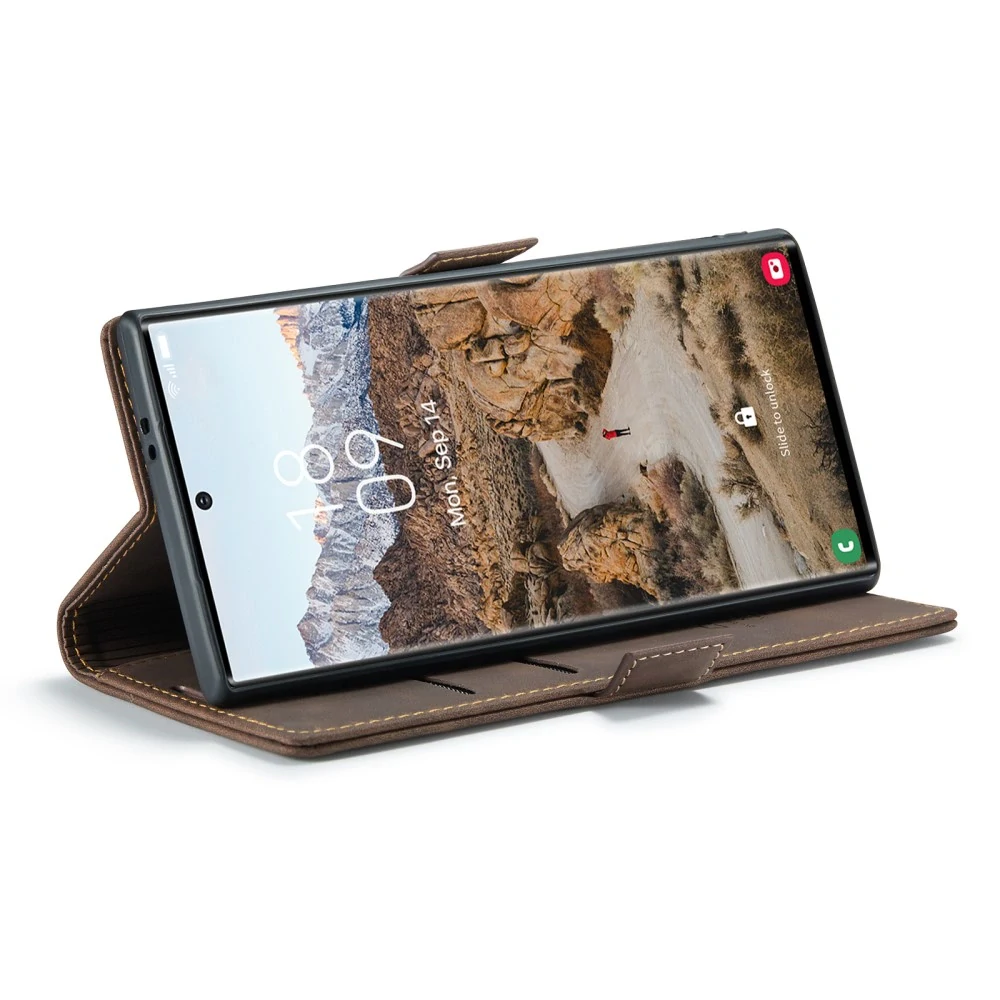 Puzdro na Samsung Galaxy S25 Ultra CASEME hnedé