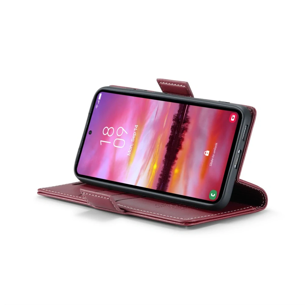 Puzdro na Samsung Galaxy S25 CASEME smooth červené