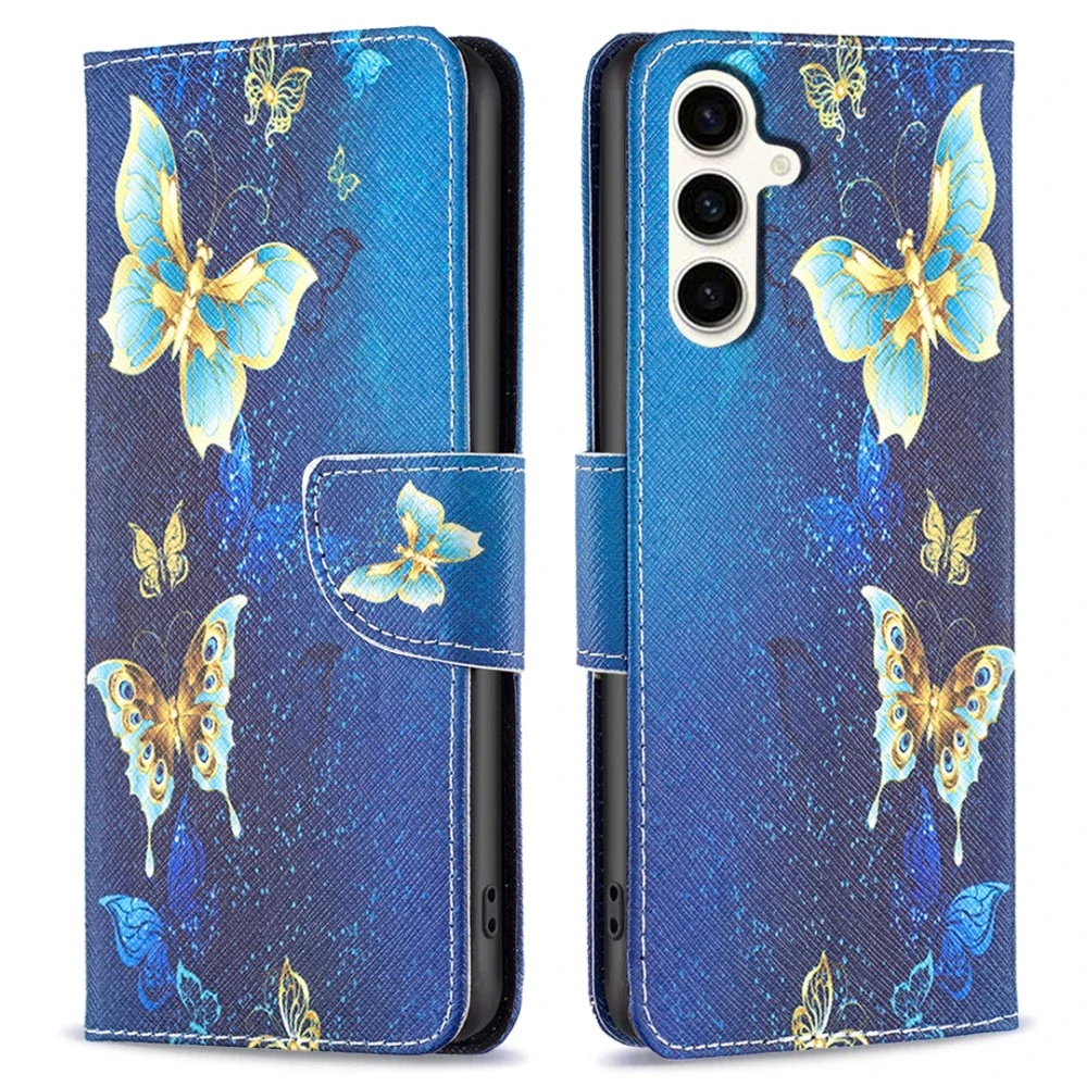 Puzdro na Samsung Galaxy S23 FE Motýľ modré