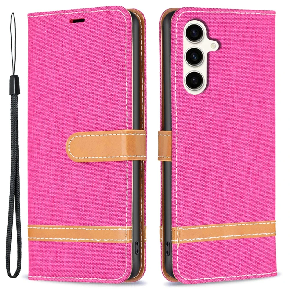 Puzdro na Samsung Galaxy S23 FE Jeans ružové