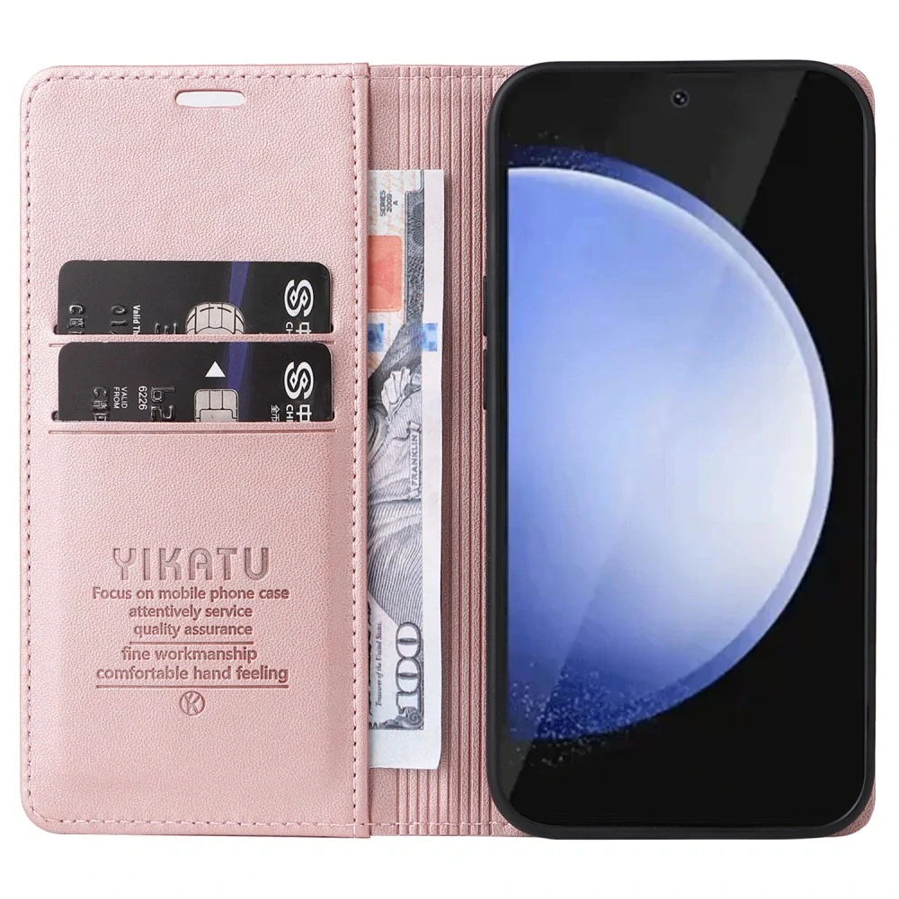Puzdro na Samsung Galaxy S24 FE Yikatu ružové