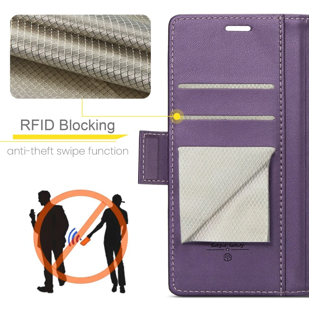 Puzdro na iPhone 16 Plus CASEME smooth fialové