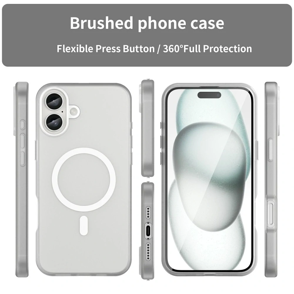 Kryt na iPhone 16 Plus Candy s podporou MAGSAFE biely