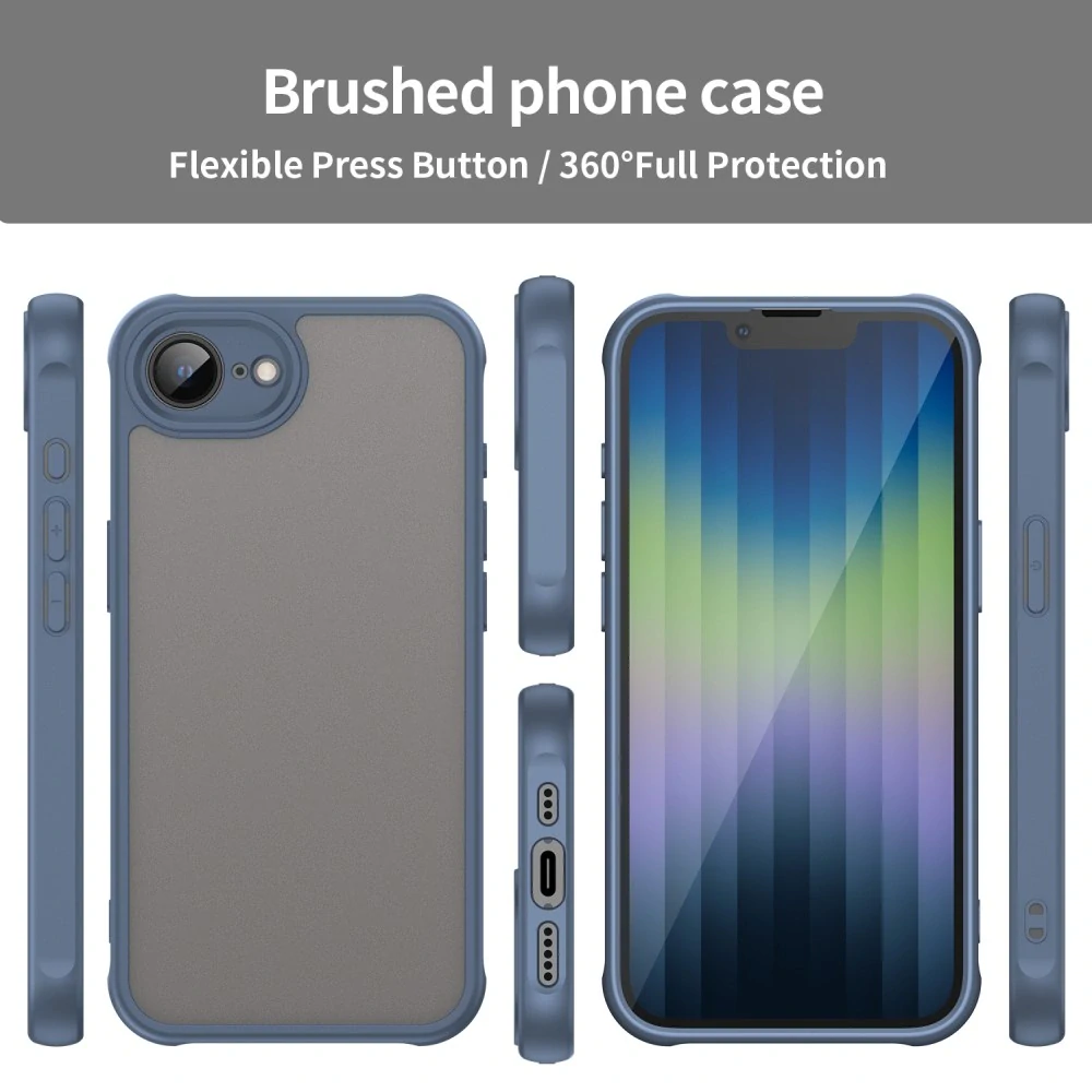 Kryt na iPhone 16E Frosted modrý