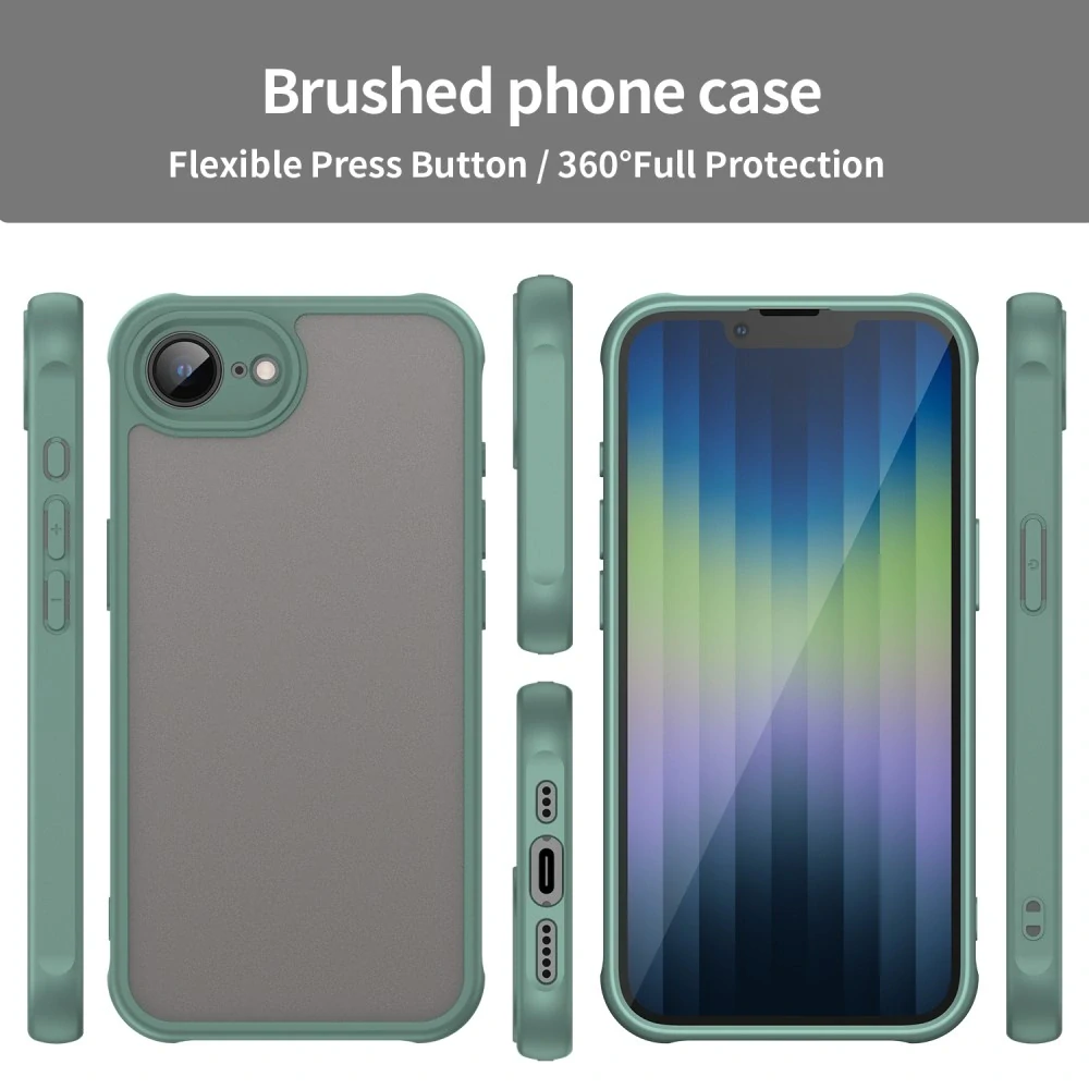 Kryt na iPhone 16E Frosted zelený