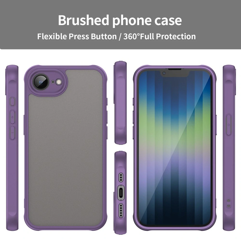 Kryt na iPhone 16E Frosted fialový