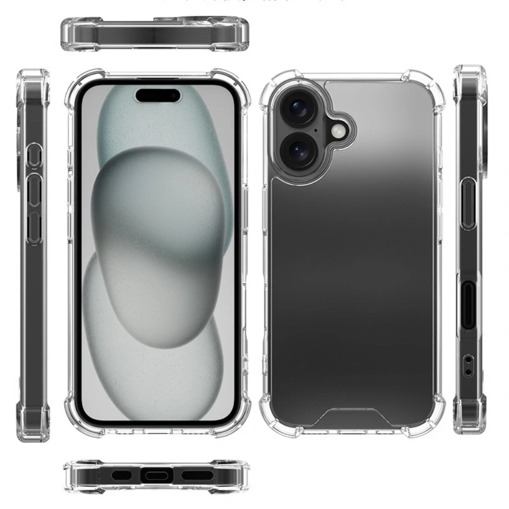Kryt na iPhone 16 Plus gumový Premium číry
