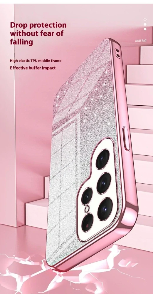 Kryt na Samsung Galaxy S25 Ultra Gradient zlatý