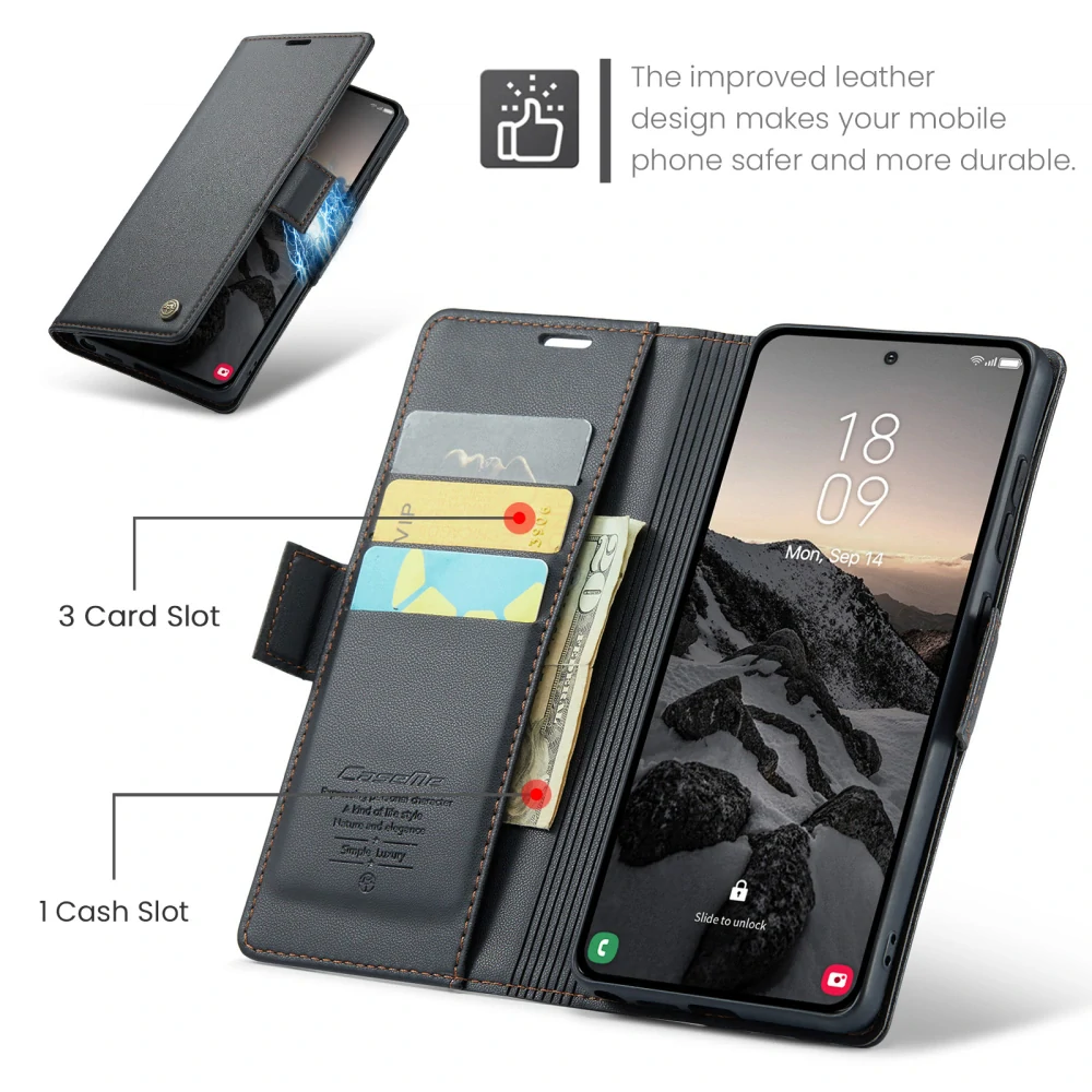 Puzdro na Samsung Galaxy S26 Ultra CASEME smooth čierne