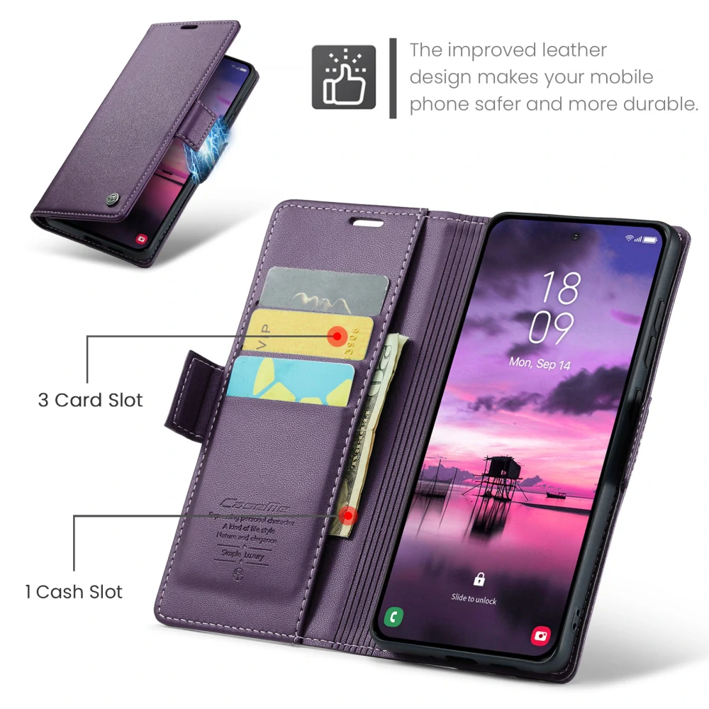 Puzdro na Samsung Galaxy S26 CASEME smooth fialové