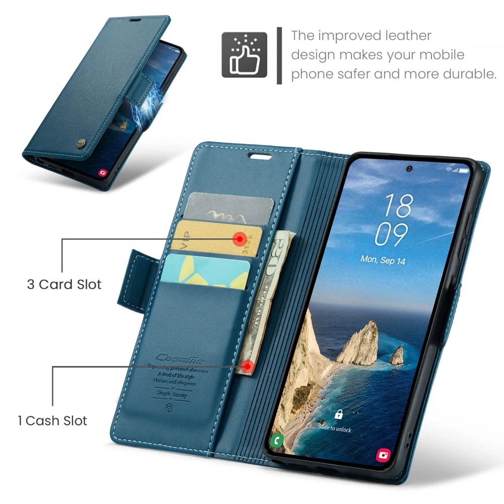 Puzdro na Samsung Galaxy S26 Ultra CASEME smooth modré