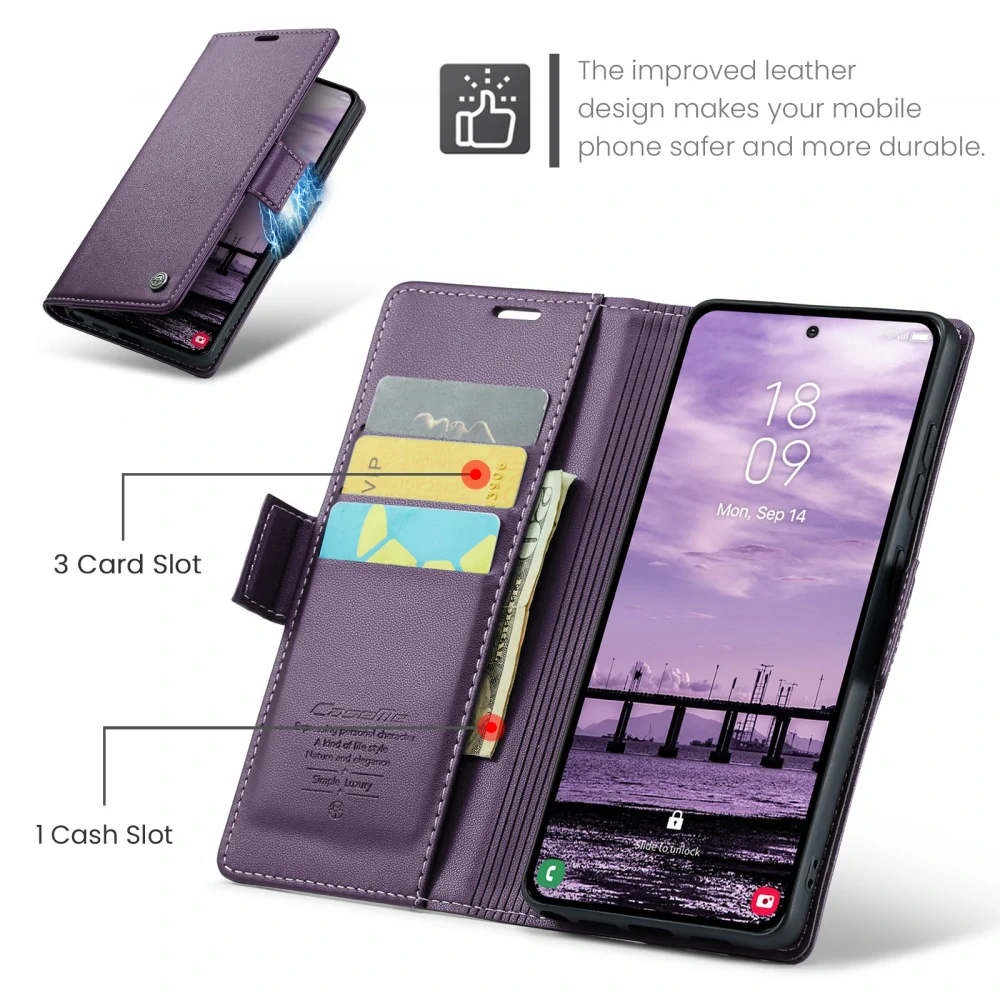 Puzdro na Samsung Galaxy S26 Ultra CASEME smooth fialové