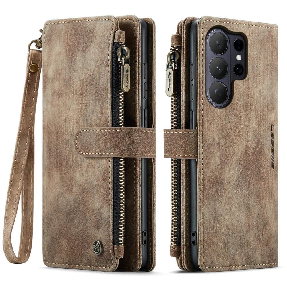 Puzdro na Samsung Galaxy S26 Ultra CASEME Deluxe hnedé