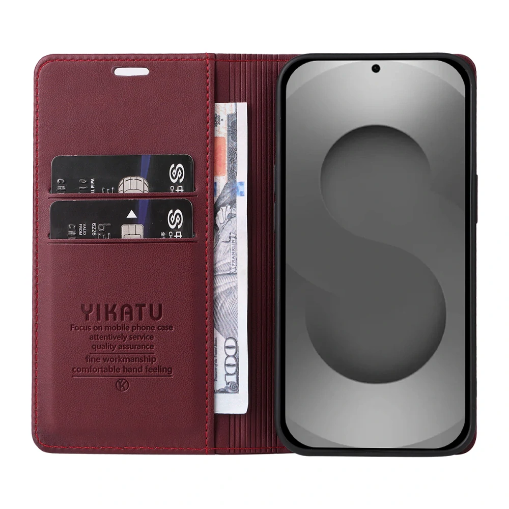 Puzdro na Samsung Galaxy S26 Ultra Yikatu červené