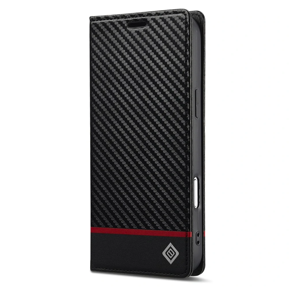 Puzdro pre iPhone 17 Pro LC.IMEEKE Carbon Horizontal