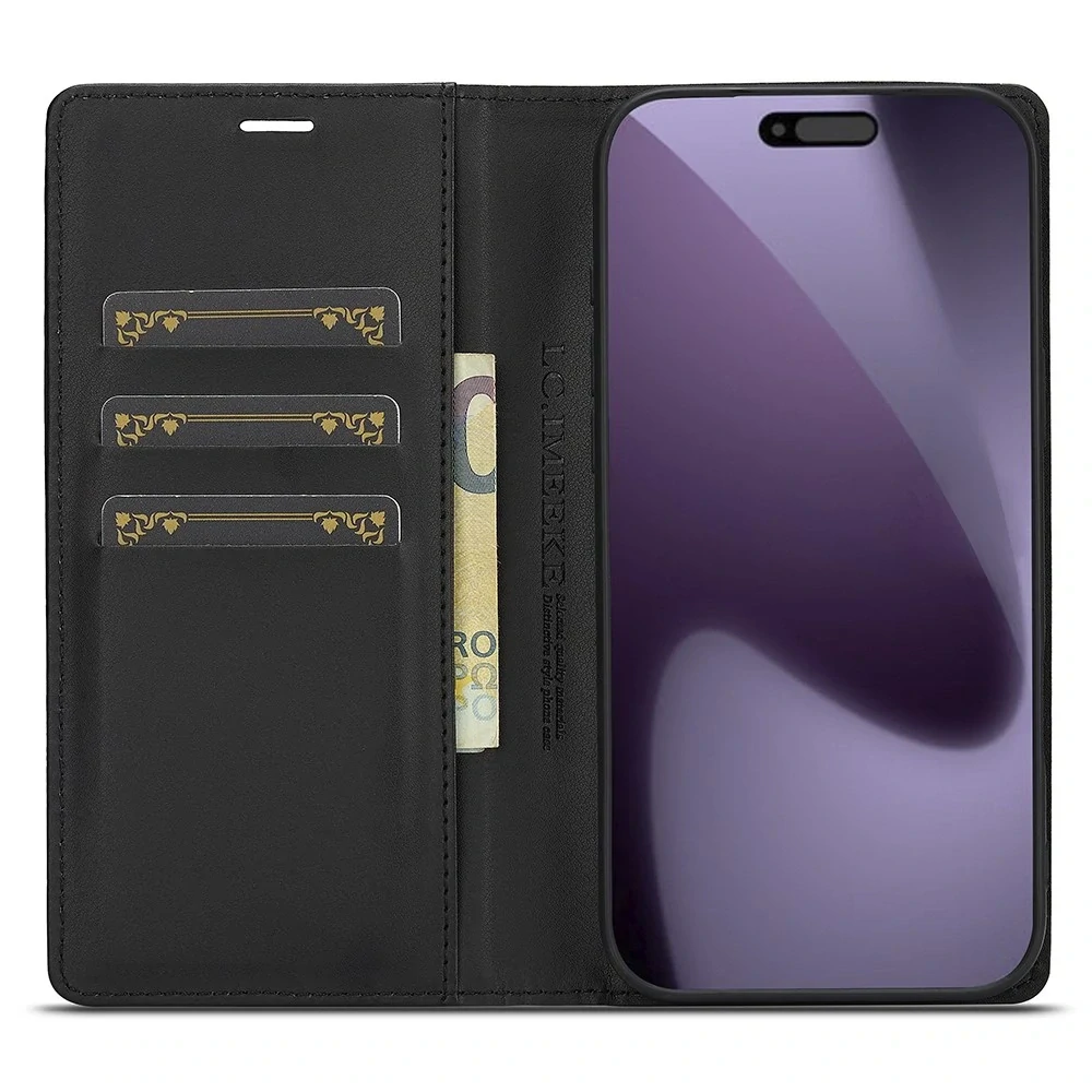 Puzdro pre iPhone 17 Pro Max LC.IMEEKE Carbon Vertical