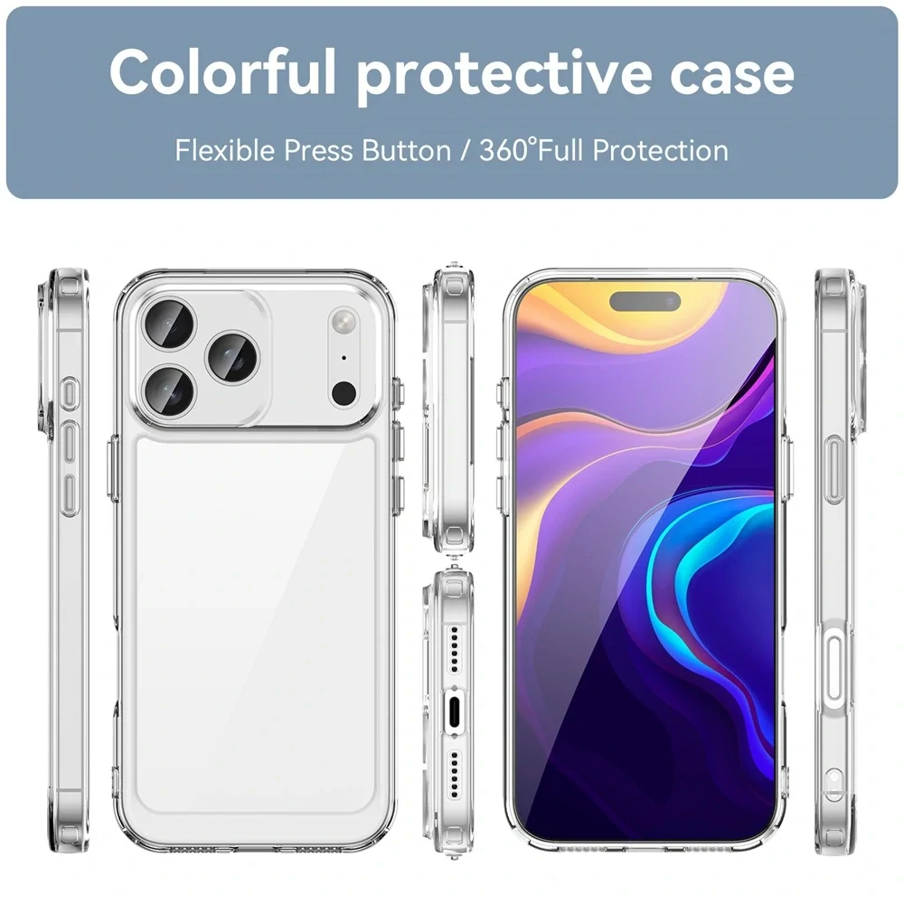 Kryt na iPhone 17 Pro Max odolný číry