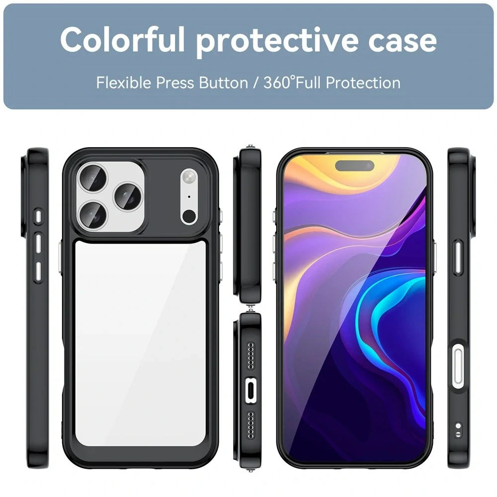 Kryt na iPhone 17 Pro Max odolný čierny
