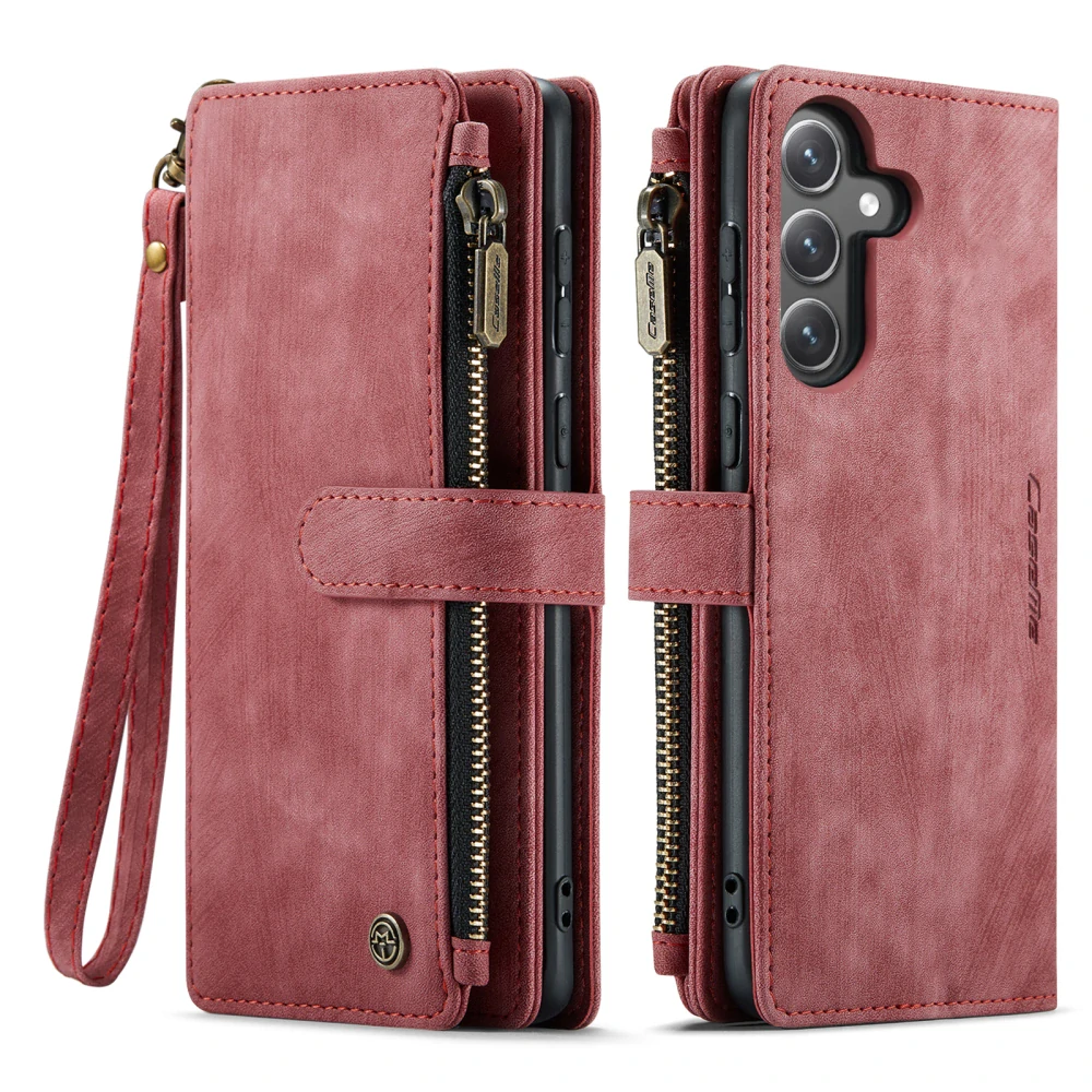 Puzdro na Samsung Galaxy S25 FE CASEME Deluxe červené