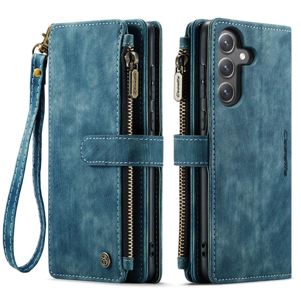 Puzdro na Samsung Galaxy S25 FE CASEME Deluxe modré