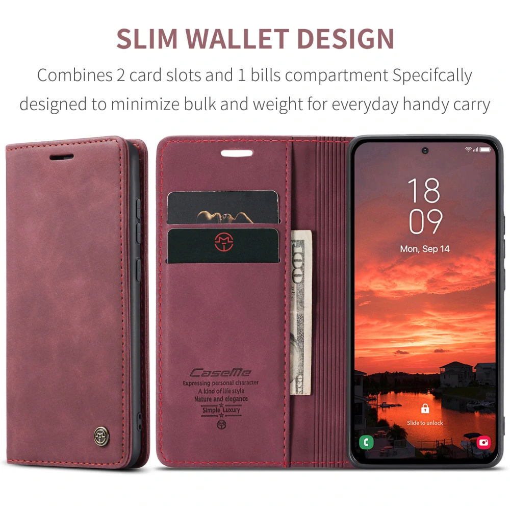 Puzdro na Samsung Galaxy S25 FE CASEME červené