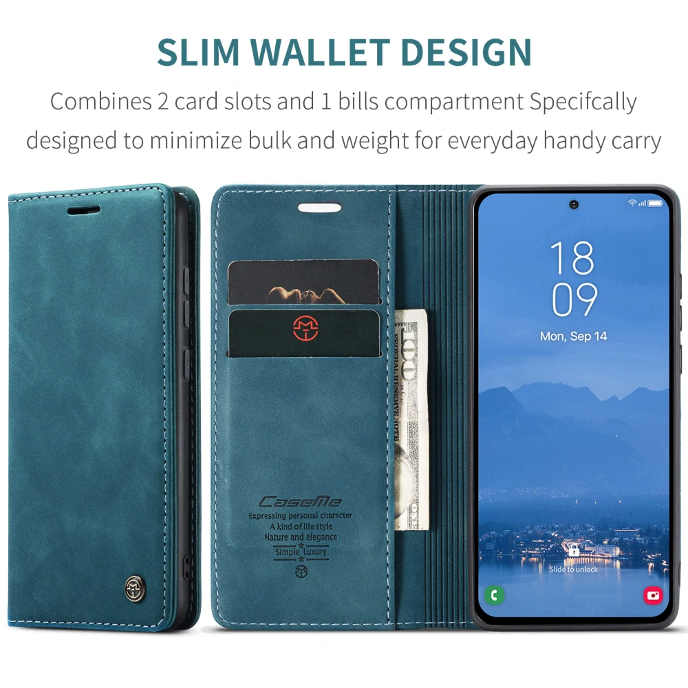 Puzdro na Samsung Galaxy S25 FE CASEME modré